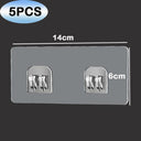 Transparent Adhesive Hooks for Organizing Kitchen & Bathroom Transparent Adhesive Hooks for Organizing Kitchen & Bathroom