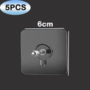 Transparent Adhesive Hooks for Organizing Kitchen & Bathroom Transparent Adhesive Hooks for Organizing Kitchen & Bathroom