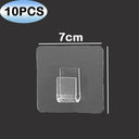 Transparent Adhesive Hooks for Organizing Kitchen & Bathroom Transparent Adhesive Hooks for Organizing Kitchen & Bathroom