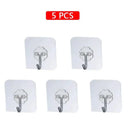 Transparent Heavy Duty Adhesive Hooks Kitchen and Bathroom Transparent Heavy Duty Adhesive Hooks Kitchen and Bathroom