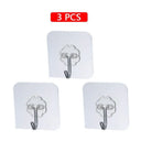 Transparent Heavy Duty Adhesive Hooks Kitchen and Bathroom Transparent Heavy Duty Adhesive Hooks Kitchen and Bathroom