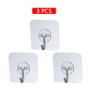 Transparent Heavy Duty Adhesive Hooks Kitchen and Bathroom Transparent Heavy Duty Adhesive Hooks Kitchen and Bathroom
