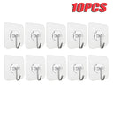 Transparent Hook Stainless Steel Self-Adhesive Key Hangers Transparent Hook Stainless Steel Self-Adhesive Key Hangers