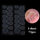 Transparent Nail Extension Adhesive Tapes Seamless Bond Transparent Nail Extension Adhesive Tapes Seamless Bond