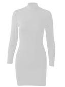 Trendy Turtleneck Bodycon Dress for Sophisticated Women Trendy Turtleneck Bodycon Dress for Sophisticated Women