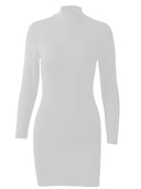 Chic Turtleneck Bodycon Dress for Sophisticated Women Chic Turtleneck Bodycon Dress for Sophisticated Women