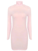 Chic Turtleneck Bodycon Dress for Sophisticated Women Chic Turtleneck Bodycon Dress for Sophisticated Women