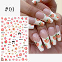 Tropical Sunset Nail Sticker Set for Exotic Beach Paradise Tropical Sunset Nail Sticker Set for Exotic Beach Paradise