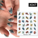 Tropical Sunset Nail Sticker Set for Exotic Beach Paradise Tropical Sunset Nail Sticker Set for Exotic Beach Paradise