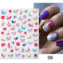 Tropical Sunset Nail Sticker Set for Exotic Beach Paradise Tropical Sunset Nail Sticker Set for Exotic Beach Paradise