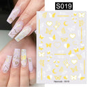 Tropical Sunset Nail Sticker Set for Exotic Beach Paradise Tropical Sunset Nail Sticker Set for Exotic Beach Paradise