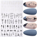 Tropical Sunset Nail Sticker Set for Exotic Beach Paradise Tropical Sunset Nail Sticker Set for Exotic Beach Paradise