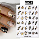 Tropical Sunset Nail Sticker Set for Exotic Beach Paradise Tropical Sunset Nail Sticker Set for Exotic Beach Paradise