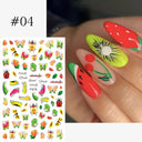 Tropical Sunset Nail Sticker Set for Exotic Beach Paradise Tropical Sunset Nail Sticker Set for Exotic Beach Paradise