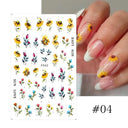 Tropical Sunset Nail Sticker Set for Exotic Beach Paradise Tropical Sunset Nail Sticker Set for Exotic Beach Paradise