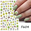 Tropical Sunset Nail Sticker Set for Exotic Beach Paradise Tropical Sunset Nail Sticker Set for Exotic Beach Paradise