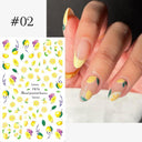 Tropical Sunset Nail Sticker Set for Exotic Beach Paradise Tropical Sunset Nail Sticker Set for Exotic Beach Paradise