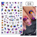 Tropical Sunset Nail Sticker Set for Exotic Beach Paradise Tropical Sunset Nail Sticker Set for Exotic Beach Paradise