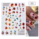 Tropical Sunset Nail Sticker Set for Exotic Beach Paradise Tropical Sunset Nail Sticker Set for Exotic Beach Paradise