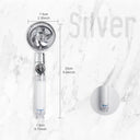 Turbo Shower Head High Pressure Water Saver Filtered Sprayer Turbo Shower Head High Pressure Water Saver Filtered Sprayer