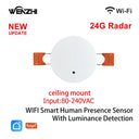 Tuya ZigBee WiFi MmWave Presence Sensor - Luminance Tuya ZigBee WiFi MmWave Presence Sensor - Luminance