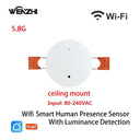 Tuya ZigBee WiFi MmWave Presence Sensor - Luminance Tuya ZigBee WiFi MmWave Presence Sensor - Luminance