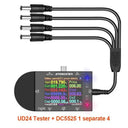 UD24 2.4 Inch USB Tester DC5.5 Type C Digital Voltmeter UD24 2.4 Inch USB Tester DC5.5 Type C Digital Voltmeter