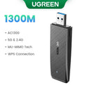 UGREEN WiFi Adapter AX900 AX1800 AC1300 Dual-Band USB-A Dongle - WiFi 6/5 Speeds UGREEN WiFi Adapter AX900 AX1800 AC1300 Dual-Band USB-A Dongle - WiFi 6/5 Speeds