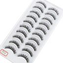 Ultimate 3D Mink Eyelashes Set for Natural Long Glamour Ultimate 3D Mink Eyelashes Set for Natural Long Glamour