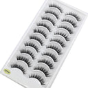 Ultimate 3D Mink Eyelashes Set for Natural Long Glamour Ultimate 3D Mink Eyelashes Set for Natural Long Glamour