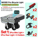 Ultimate 8-6 LED Bicycle Lighting System USB Rechargeable Ultimate 8-6 LED Bicycle Lighting System USB Rechargeable