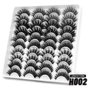 Ultimate Luxury 3D Mink False Eyelashes Set 20 Pairs Ultimate Luxury 3D Mink False Eyelashes Set 20 Pairs