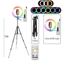 Portable RGB Ring Light Kit for Smartphone Photography Portable RGB Ring Light Kit for Smartphone Photography