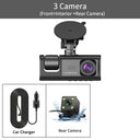 Ultimate Three-Way Vehicle Dash Cam HD Inside Cam Kit Ultimate Three-Way Vehicle Dash Cam HD Inside Cam Kit
