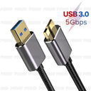 Ultra-Fast Micro B USB 3.0 Cable for External HDD Use Ultra-Fast Micro B USB 3.0 Cable for External HDD Use