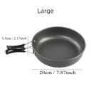 Ultra Light Aluminum Camping Cookware Set Frying Pan Outdoor Ultra Light Aluminum Camping Cookware Set Frying Pan Outdoor