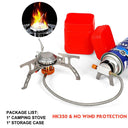 Ultralight 3500W Camping Gas Stove Burner with Windshield Ultralight 3500W Camping Gas Stove Burner with Windshield