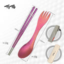 Titanium Spork Ultralight for Camping Hiking Travel Gear Titanium Spork Ultralight for Camping Hiking Travel Gear
