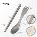 Ultralight Titanium Spork for Camping and Hiking Gear Ultralight Titanium Spork for Camping and Hiking Gear