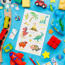 Unicorn Kids Tattoo Sticker: Delightful Colorful Fun Design Unicorn Kids Tattoo Sticker: Delightful Colorful Fun Design