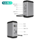 USB C Docking Station PD 100W HDMI 4K Adapter Multiport Hub USB C Docking Station PD 100W HDMI 4K Adapter Multiport Hub