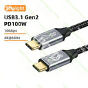 USB C PD Fast Charging Extension Cable for 4K Video USB C PD Fast Charging Extension Cable for 4K Video