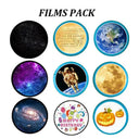 USB Galaxy Projector Lamp Double Lens Night Light Decor USB Galaxy Projector Lamp Double Lens Night Light Decor