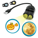 USB Galaxy Projector Lamp Double Lens Night Light Decor USB Galaxy Projector Lamp Double Lens Night Light Decor