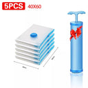 Vacuum Storage Bags Set with Hand-Pump Space Saver Solution Vacuum Storage Bags Set with Hand-Pump Space Saver Solution