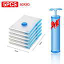 Vacuum Storage Bags Set with Hand-Pump Space Saver Solution Vacuum Storage Bags Set with Hand-Pump Space Saver Solution