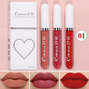 Velvet Matte Lip Trio Colorful Long Lasting Lipstick Set Velvet Matte Lip Trio Colorful Long Lasting Lipstick Set