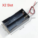 Versatile 18650 Battery Storage Cases 1 to 4 Slot Holders Versatile 18650 Battery Storage Cases 1 to 4 Slot Holders