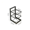 Adjustable Pot Lid Rack Organizer Cookware Storage Adjustable Pot Lid Rack Organizer Cookware Storage