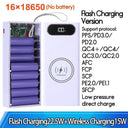 Versatile 18650 Battery Power Bank Case Fast Charging Versatile 18650 Battery Power Bank Case Fast Charging